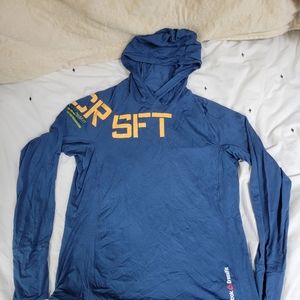 Women's Reebok Lightweight cross fit training hoodie, size large